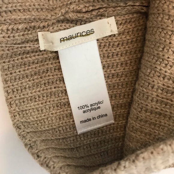 $5 NEW Rose Gold Tan Shimmer Beanie Maurice’s - Picture 5 of 8